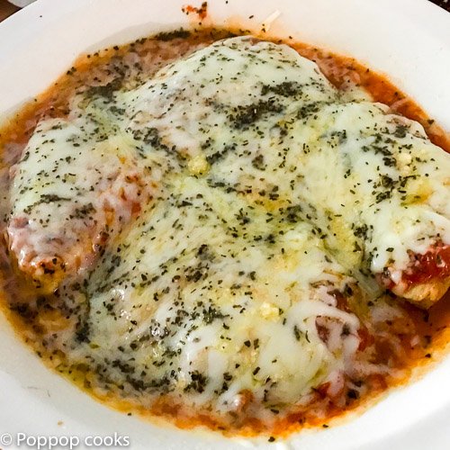 microwave chicken parmesan – super quick and easy