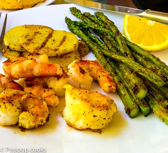 One Pan Shrimp Dinner-5-poppop cooks-quick and easy-gluten free-paleo