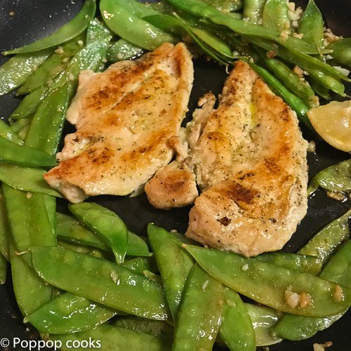 25 Minute Weeknight Chicken Dinner-4-poppopcooks.com-quick and easy-one skillet-gluten free