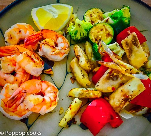 Easy Grilled Shrimp-7-poppopcooks-seafood-mediterranean diet-quick and easy-healthy eating