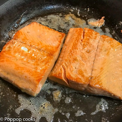 Lemon Butter Salmon Filets-5-poppopcooks.com-quick and easy-gluten free-paleo