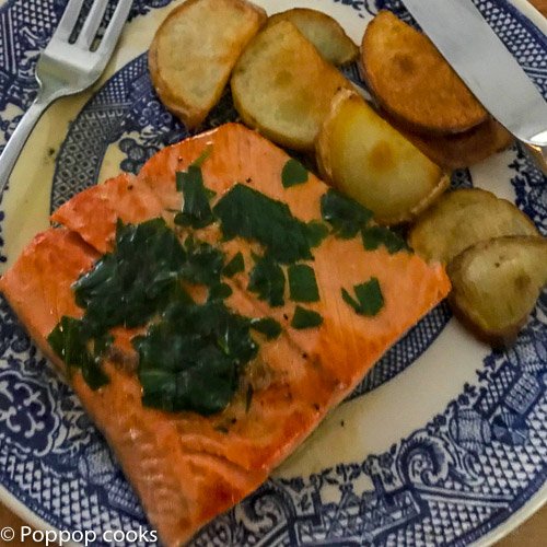 Lemon Butter Salmon Filets-8-poppopcooks.com-quick and easy-gluten free-paleo