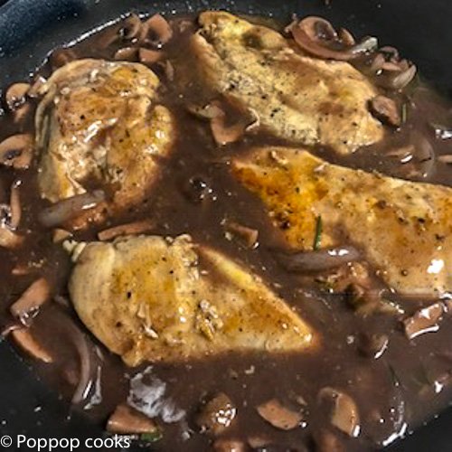 Chicken marsala-5-poppopcooks-quick and easy-gluten free-paleo