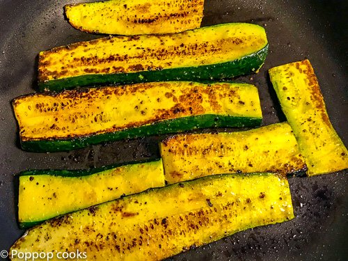 Zucchini Parmesan-2-poppopcooks-quick and easy-Italian