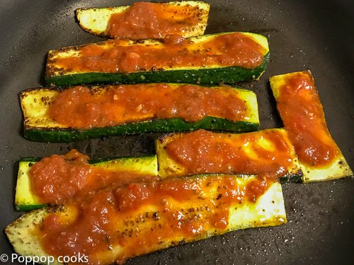 Zucchini Parmesan-3-poppopcooks-quick and easy-Italian