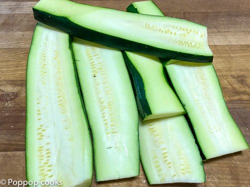 Zucchini Parmesan-poppopcooks-quick and easy-Italian