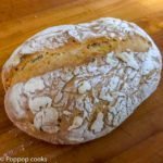 Easiest Homemade Bread-1-poppopcooks.com-quick and easy