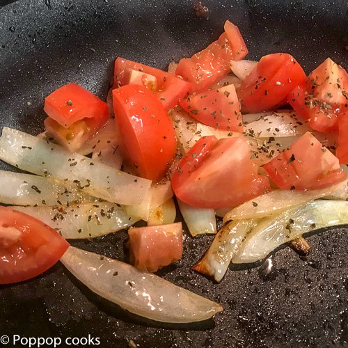 Italian Chicken and Pasta Skillet-4-poppopcooks.com-quick and easy