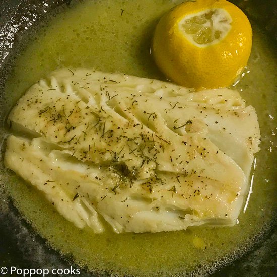 Lemon Butter Cod Filets