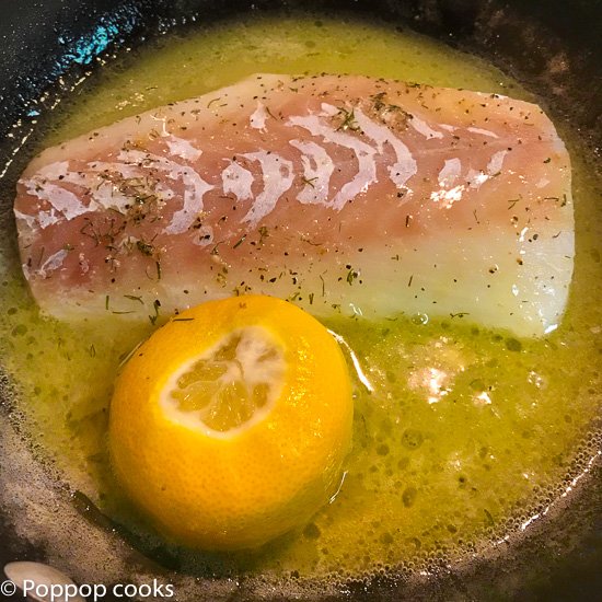 Lemon Butter Cod Filets