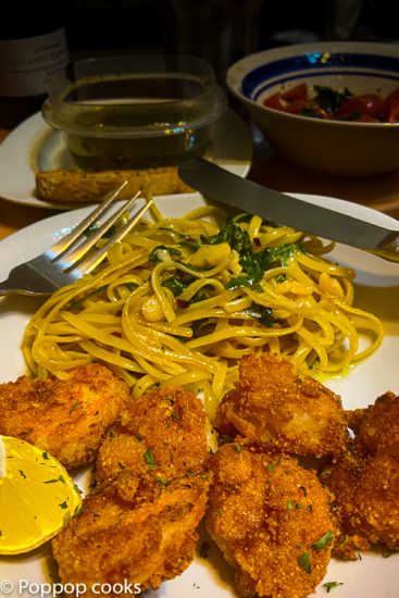 parmesan crusted fried shrimp