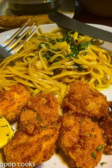 parmesan crusted fried shrimp