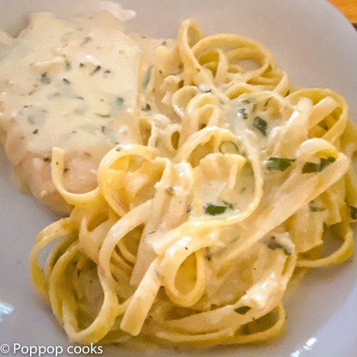 Pasta With Lemon Butter Sauce - Poppop Cooks