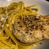 sauteed garlic chicken fettuccine aglio e olio