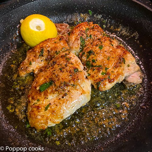 Easy Chicken Fillet Recipe with Parsley, Lemon and Butter