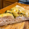 focaccia bread slice