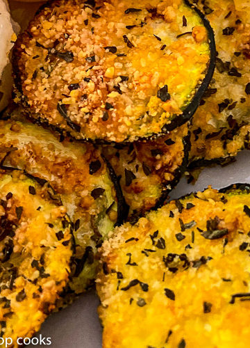 air fryer zucchini chips