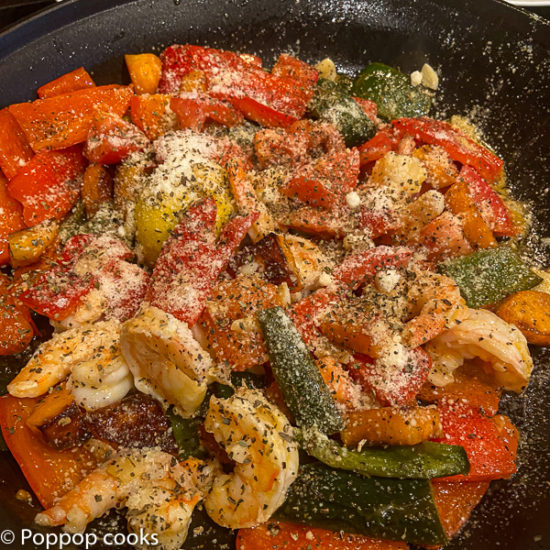 veggies with parmesan