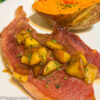 hamsteak and sweet potato