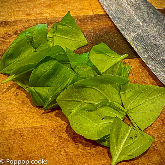 chopped fresh basil