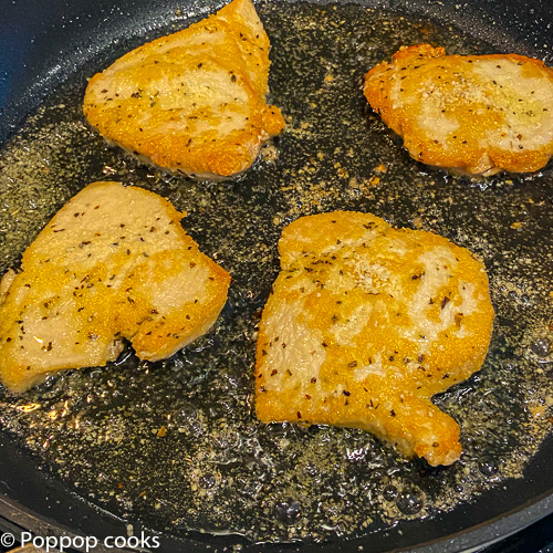 Chicken in the skillet